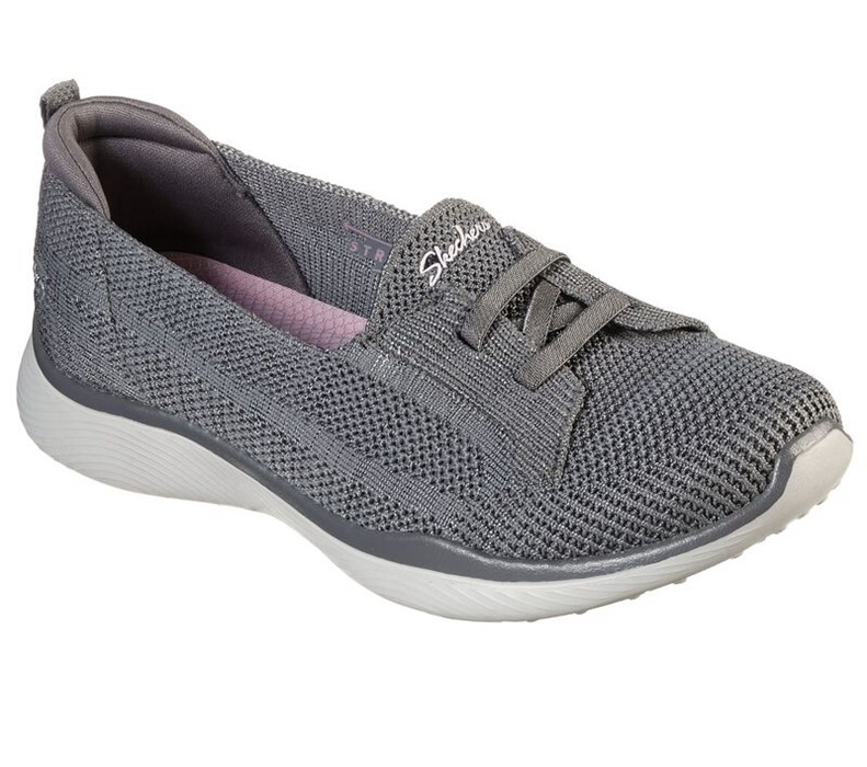 Skechers Microburst 2.0 - Irresistable - Womens Slip On Shoes Grey [AU-TI9664]